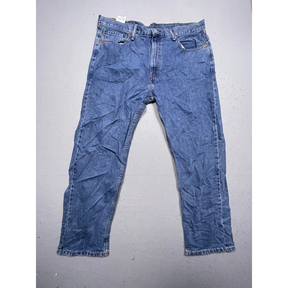 Levi's 505 Regular Fit Jeans Mens 38x30 Blue 100% Cotton Excellent